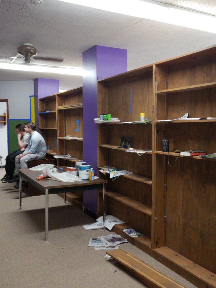 The <a href="/NiagaraWire/">Niagara Wire</a> Sports staff getting the fresh paint on the walls of what will become #BackPagePark

More to come in the next few weeks