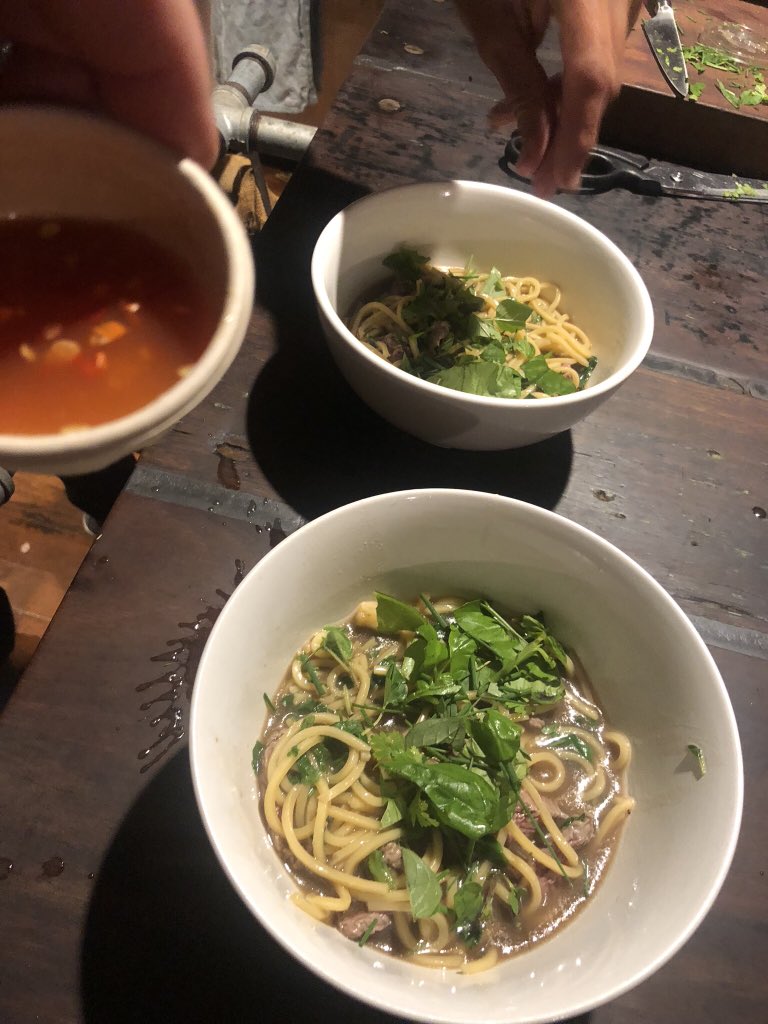 gregorycromwell's tweet photo. Pho fucking good. I miss you Hanoi. Everything but the noodles from our farm. Dexter Eye Fillet thinly sliced and added just bepho serving. https://t.co/BrmgsJbugP
