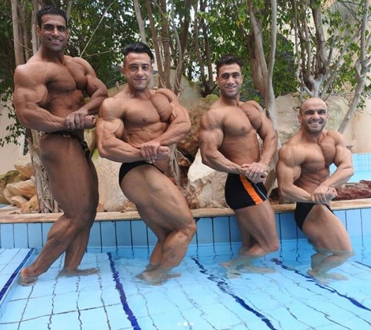 pacocutler's tweet photo. #muscleoverall #pool #hamidakbari #mehdisabzevari #iranianmuscle #asiamuscle #worldoverallchampion #wbpf #fitness #mashhadmalekabad #farhad #amirahmadi #bodybuilders #overall #poolside #posing #sidechest #mostmuscular #hadipoorhosein #IranianTeam #Ifbb https://t.co/ayTSWE4KiM