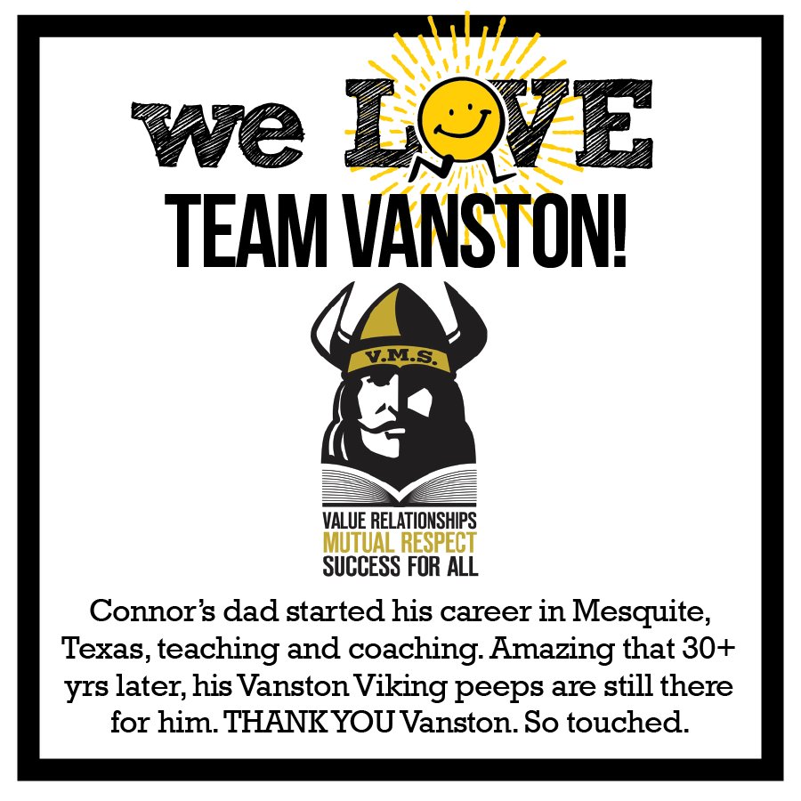 HonorConnorRun's tweet photo. Thanks Vanston Peeps. xoxo #HonorConnor2018 #CKG #CanKeepGoing #ConnorKellyGage https://t.co/UllAyj6cVp