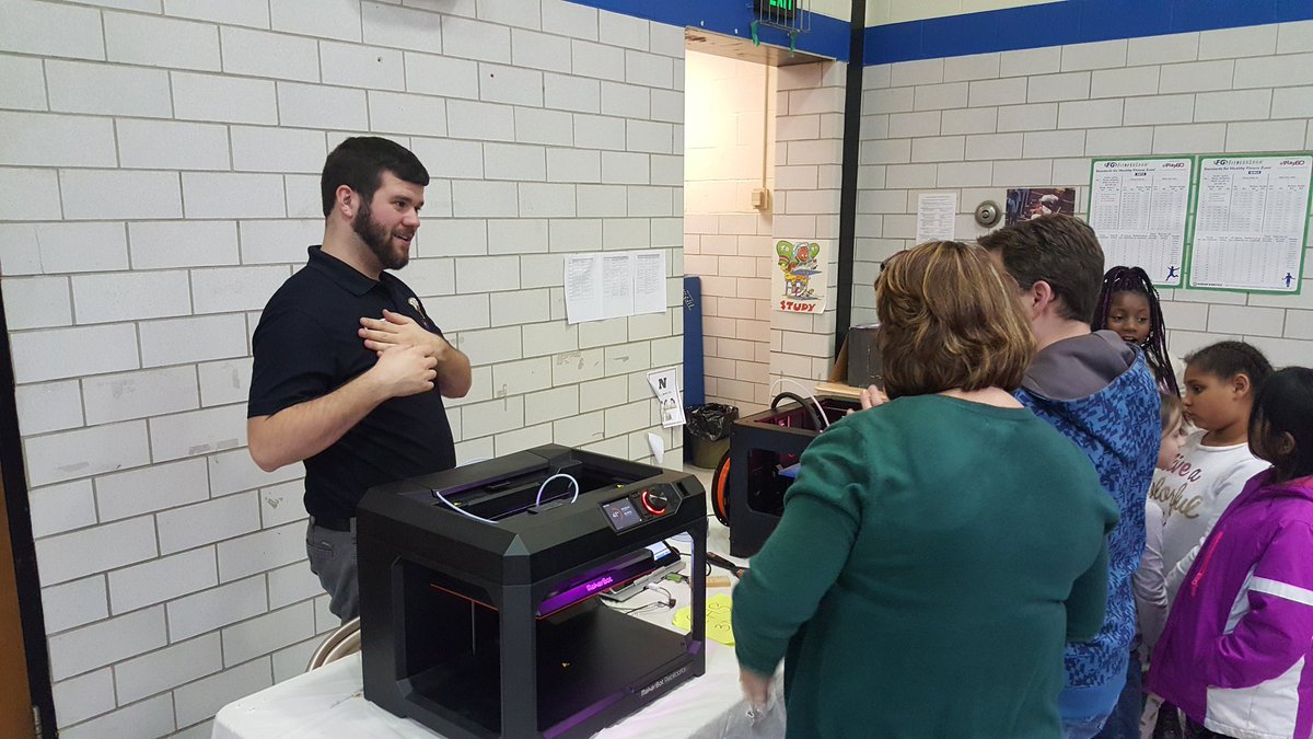 delmendorf's tweet photo. Awesome to see @CHSCometNation students at the awesome @Hillcrest_BCPS #makerfaire So proud of the #Catonsville feeder pattern. https://t.co/BqZXQFPSuM