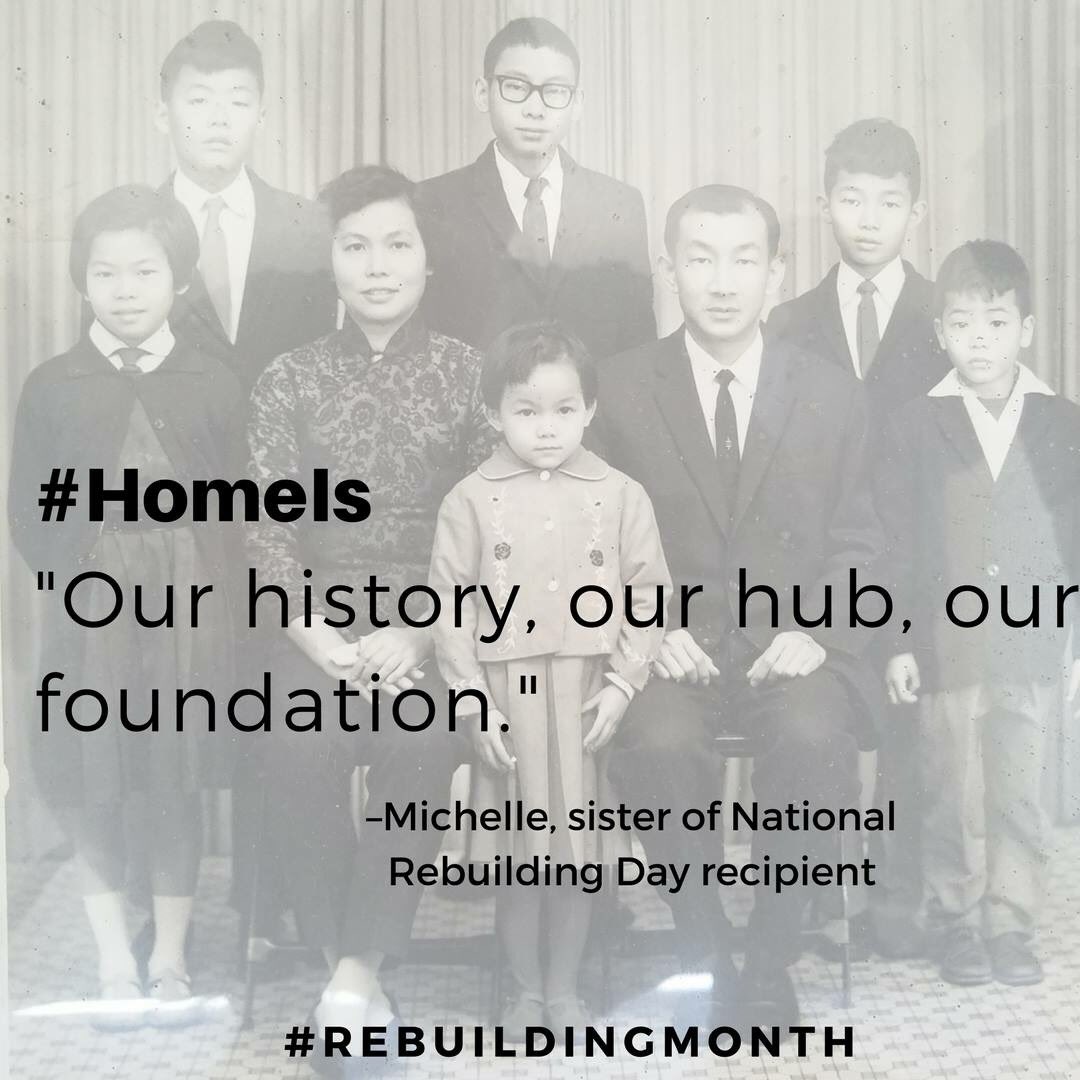 RTSanFran's tweet photo. Pui Man is the oldest of 5 siblings. He came to the States at age 16, leaving his home country behind. His family’s home has become a living embodiment of their history, their journey, and their successes. We’re honored to be part of their story.

 #RebuildingMonth #HomeIs https://t.co/E9UerZslro