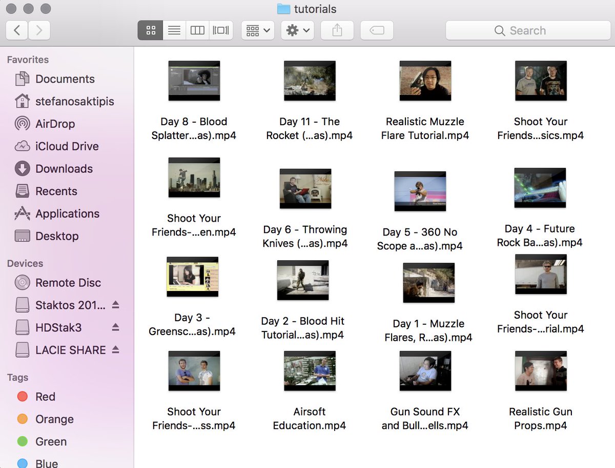 Was sorting files in an older hard drive and found a whole folder full of tutorials from <a href="/fwong/">Freddie Wong</a> <a href="/BrandonJLa/">Brandon J Laatsch</a>  <a href="/CorridorDigital/">Corridor</a> that got me started making little videos, nice throwback!  #Filmmaking