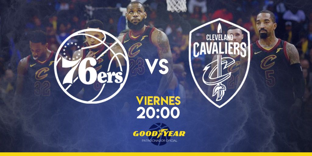 GoodyearCL's tweet photo. Hoy se disputará un duelo que despierta las pasiones en la NBA Goodyear y Cavaliers, dupla alto rendimiento🏀💯 ¡Vamos Cavs! https://t.co/xljIm6BJLq