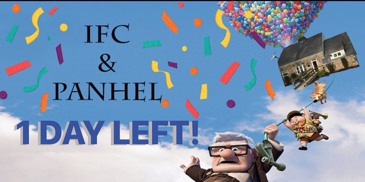 Only one day left! Be sure to move all cars out of Fraternity Circle near ADPi, ZTA, and Phi Sig. Let your friends know too, so nothing gets towed except for the chariots!