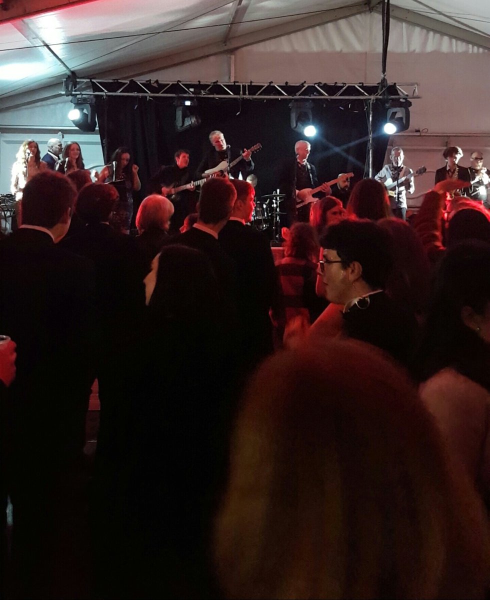 tcddublin's tweet photo. Our very own @tcdTBSI @tcdbi @TCDFacultyEMS Prof. @laoneill111 playing at #TrinityBall2018 with his band, Metabolix. #trinityball https://t.co/79u2gk934B