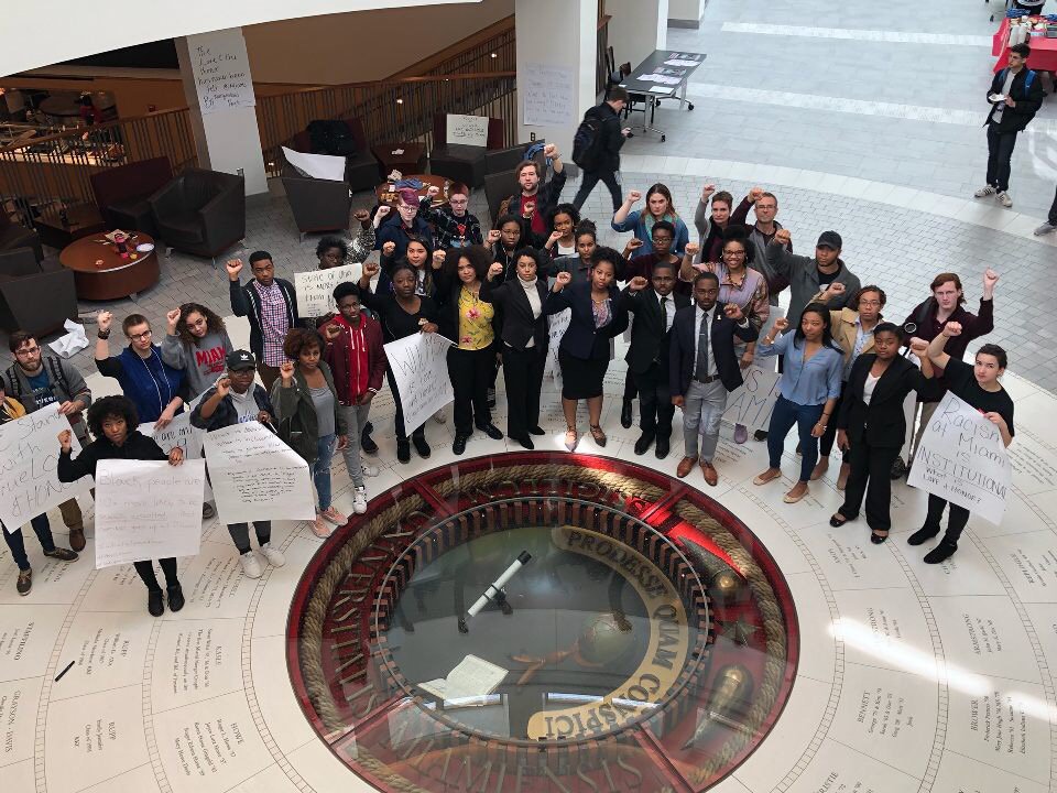 BAM_98_'s tweet photo. Thank you so much to the students who woke up early this morning to participate in the Student Speak Out! We must keep this same energy! #WhatIsLoveandHonor https://t.co/ZFp0wytnV6