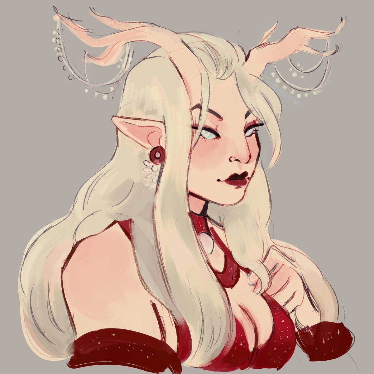 Kay 🐌🌿 on Twitter: "I've had this tiefling oc in mind for a while her