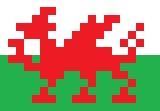 PoetryInData's tweet photo. For this new #datapoem I'll just drawn tiny pixel flags instead of writing countries' names. US fine, England no problem, Wales... errm... https://t.co/vQPDWObmaP