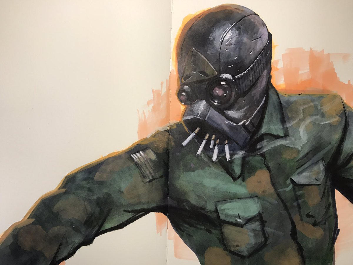TerranceWhitlow's tweet photo. Rough marker sketch #drawing #art #copicmarkers https://t.co/YLRhuoPRyL