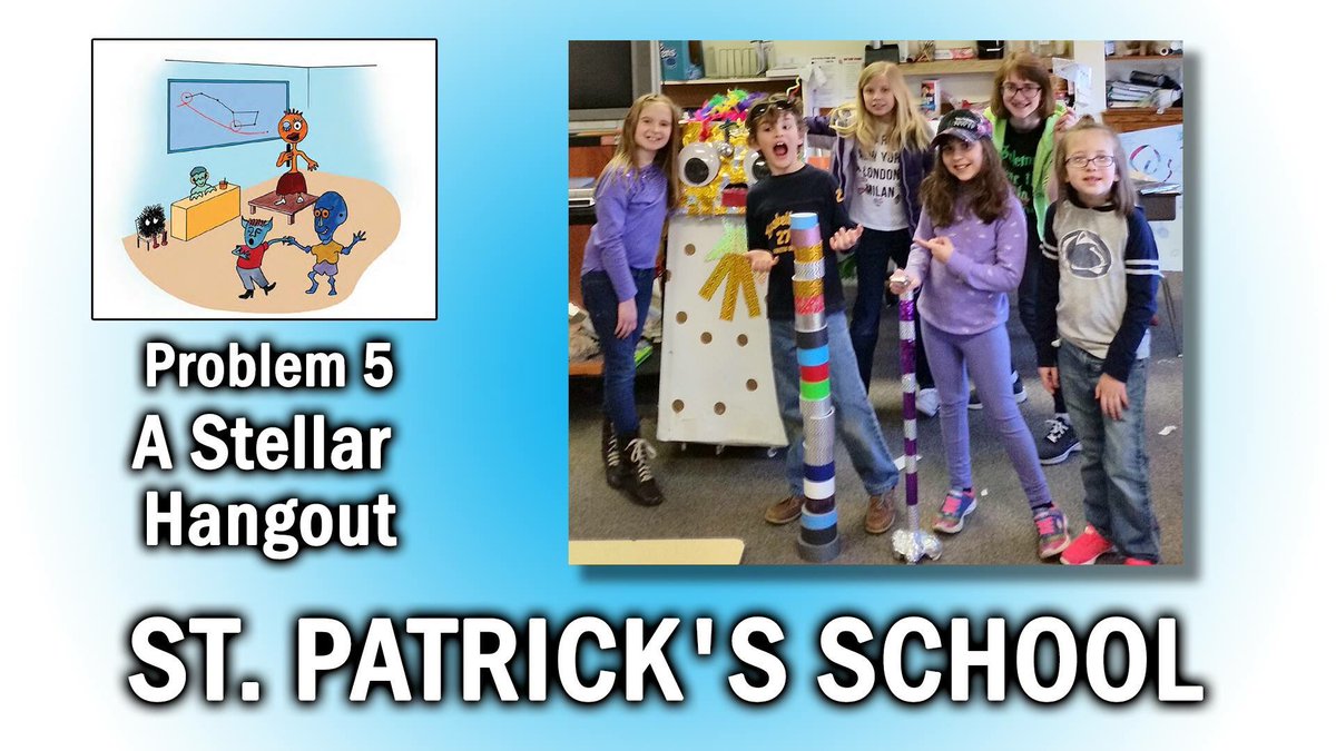 Can’t wait to see these talented OMers on stage tomorrow at PA state finals! #odysseyofthemind #problem5 #stellarhangout #discoisnotdead #stpatrickschool ☘️❤️