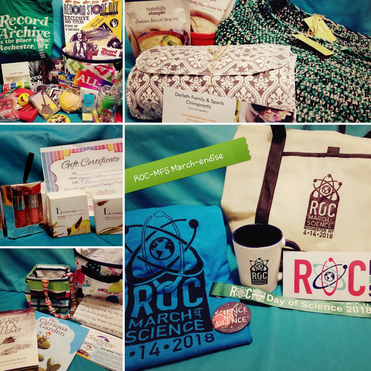 ROCMarchForSci's tweet photo. Check out the raffle baskets all set for the Tap Takeover tomorrow! Join us at The Reserve at I-Square from 7-11.
#ScienceMarch #ScienceMarch2018 #MarchForScience #MarchForScience2018 #KeepMarching #RocSci #ROCMFS #ROCMFS2018 #RocSciExpo https://t.co/EzPDg525kF