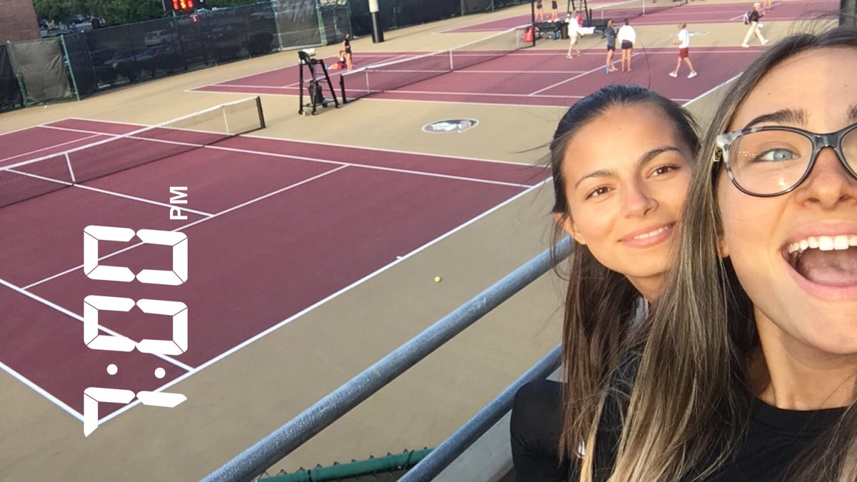 Ashlynr18's tweet photo. Last tweet of the match but we are just at the beginning of finding a cure! #CureJDM #FSUTennis https://t.co/yEsQ9EXdHP