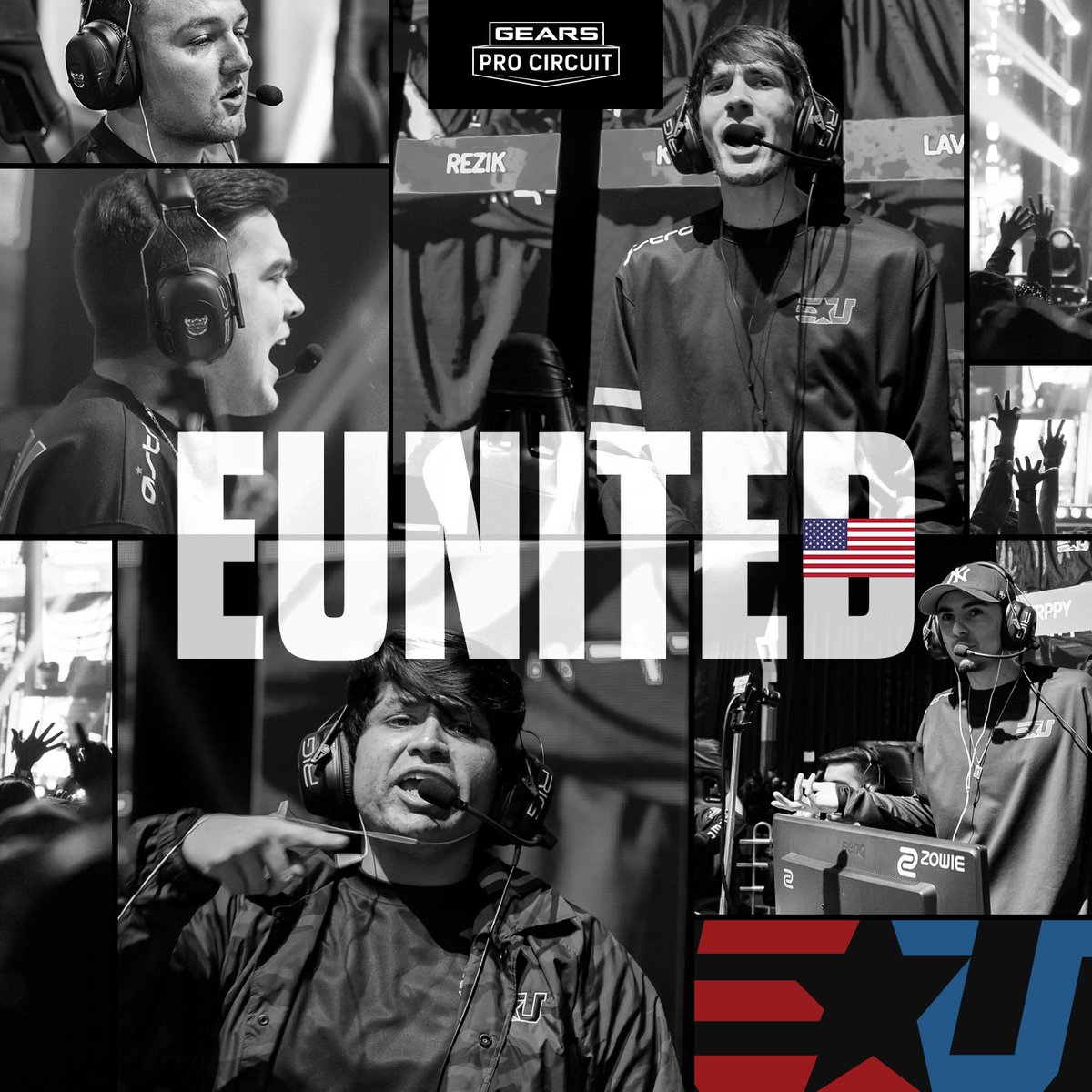 GearsEsports's tweet photo. NEXT UP: next round of Pool Play matches is about to start so tune in at https://t.co/6Rp7mmxTzQ for all the action.

Main stage: @eUnitedgg vs @WorldBestGaming

Featured stations:
@echofoxgg vs @RoninHQ 
@OpTicGaming vs @FableGG LATAM https://t.co/Rsm8UkjFzm