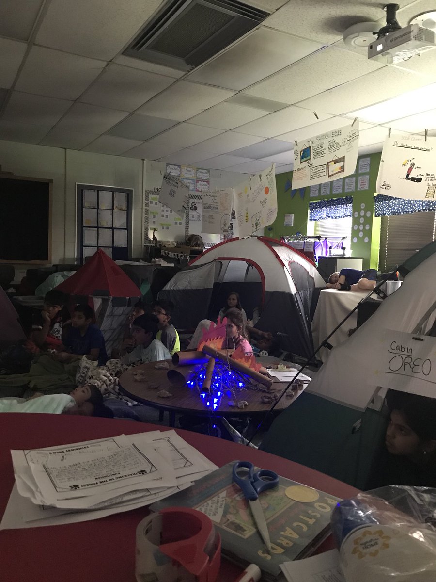 KoriHaverstick's tweet photo. Watched an Are You Afraid of the Dark episode about the Tale of Watcher’s Woods! Learners then completed a flee map about something they are afraid of and why they are afraid of it. #teampinkcisd #campwritealot https://t.co/yw51ASFv1h