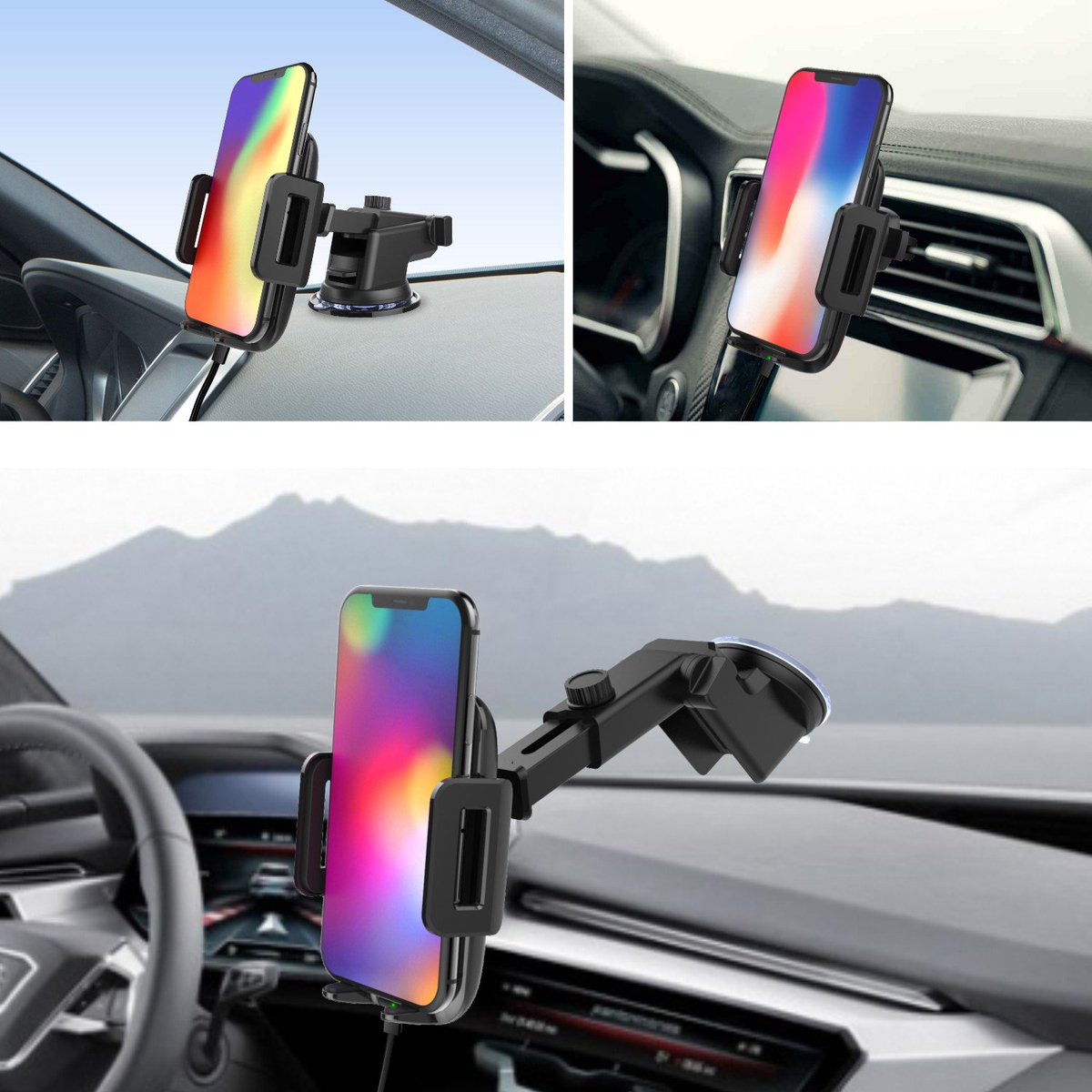 spadger_us's tweet photo. New 2018 Model, Spadger Qi Fast Charge 2in1 Car Stand. Fast charge your New #SamsungGalaxyS9 #SamsungGalaxyS9Plus. Now available for purchase in Amazon! https://t.co/R3h5OP17Wu Buy it now. https://t.co/WKPTr12v93