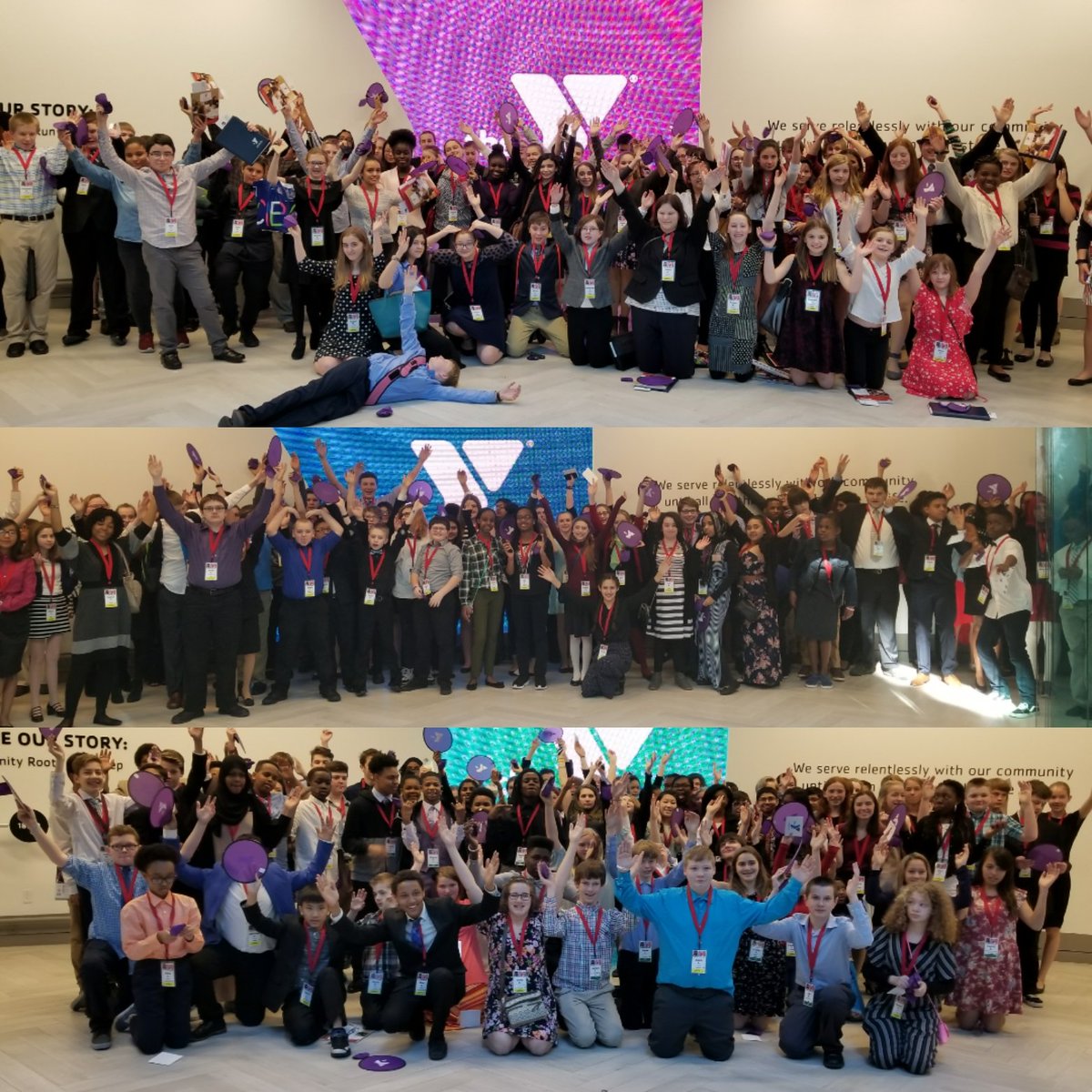 ahlg3546's tweet photo. 300 kids!!! Service learning for the win!!! #YMCA #YIG #Yforall #EIC #BeCauseY #modelunminnesota @YMCATwinCities https://t.co/5b4N7f7Yku