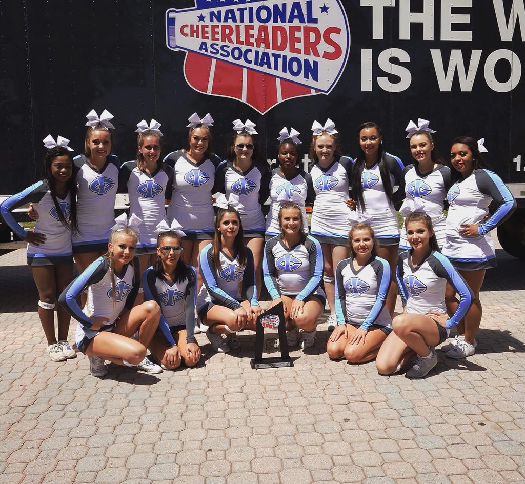 Tritonscheer's tweet photo. 2018 NCA Intermediate All Girl III 4th Place #ICcheer #AllGirl #RAYD https://t.co/p00GzJ2ojg