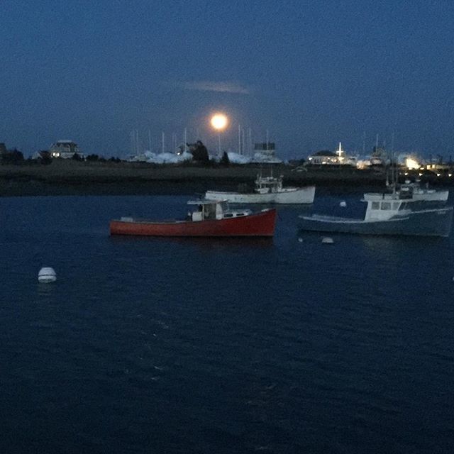 OnePlanetEN's tweet image. Full moon over inner harbor - Scituate Mass USA ift.tt/2uOruBr