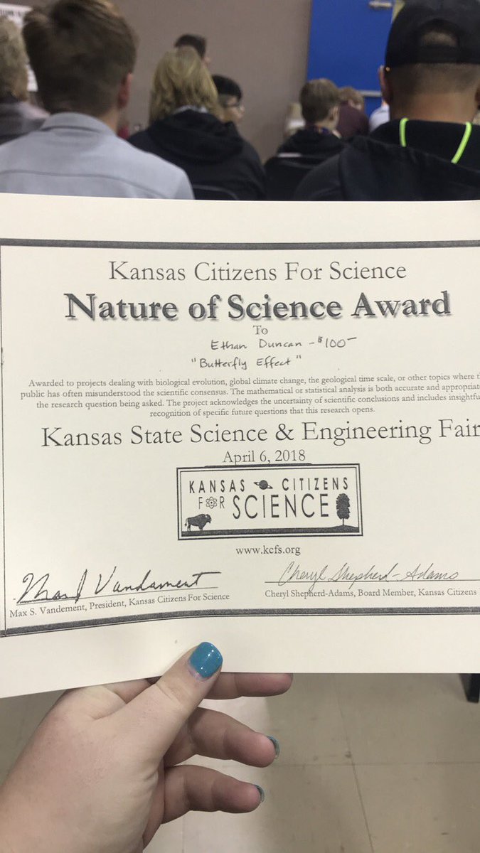 UsdFair's tweet photo. Ethan Duncan also won the Nature of Science Award and gets to participate in the Broadcom MASTERS! Good job Ethan! https://t.co/GZuELtyDRh