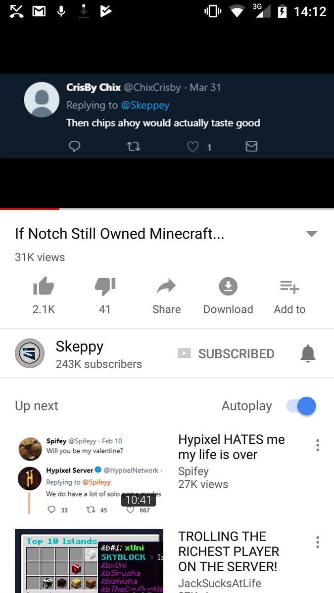 ChixCrisby's tweet photo. Ty @Skeppey for featuring me in ur vid https://t.co/QYGeIPo19R