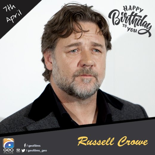 Happy Birthday Russell Crowe!    