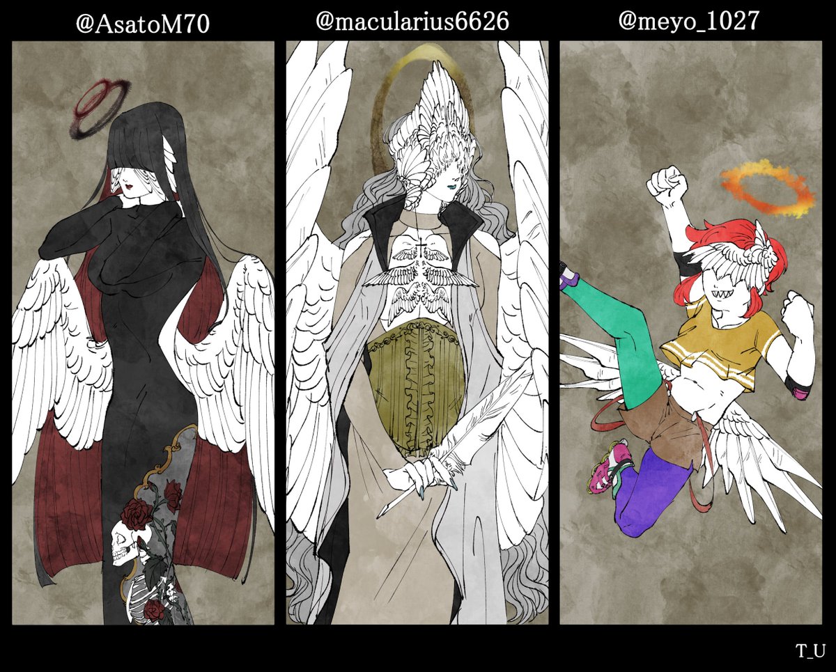 #RTしたフォロワーさんを天使化する
第3弾!できました!反応ありがとうございました!👼 