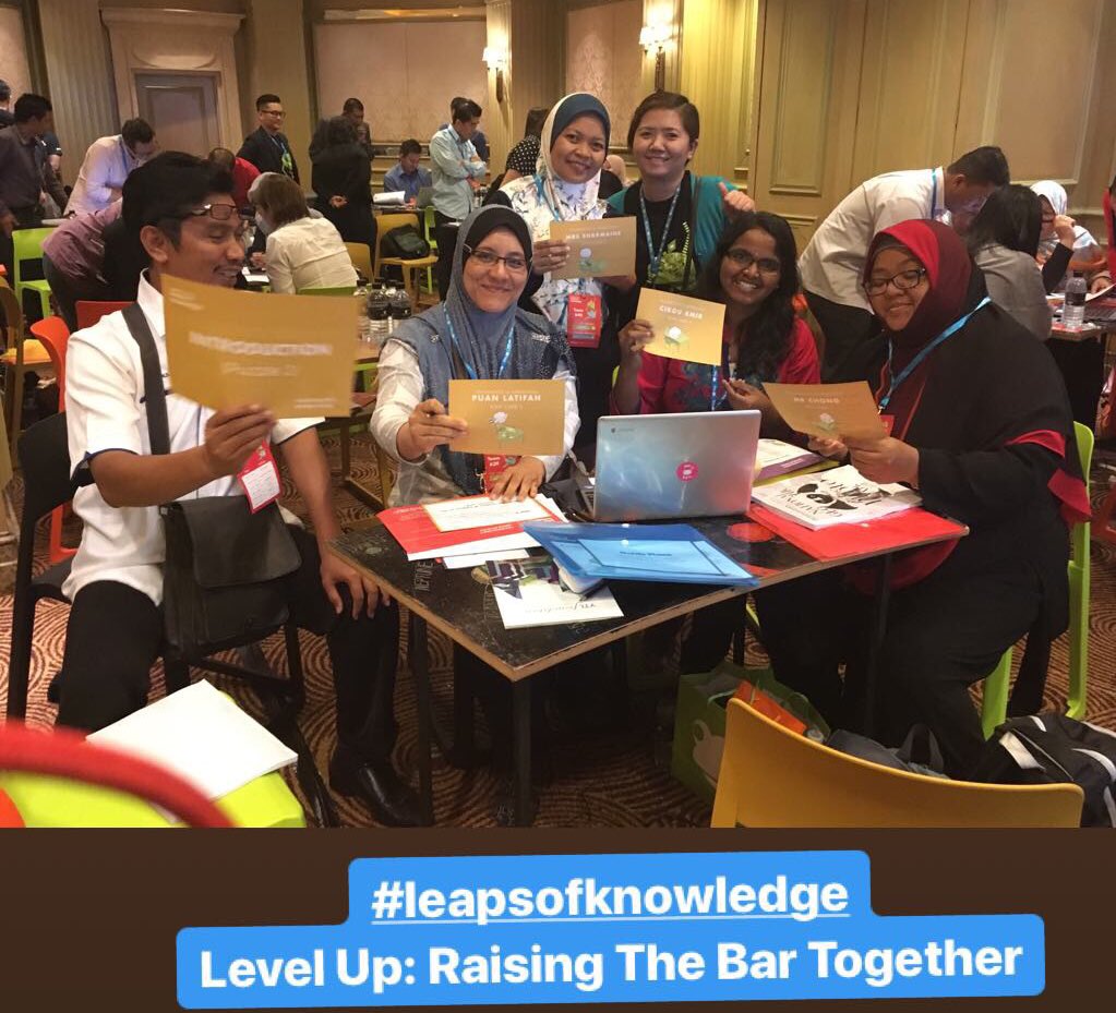 FrogAsia's tweet photo. After our keynote speeches by @shaheenmistri and Datin Kathleen, we are now in Workshop 1! Participants need to unlock codes in order to get Frog Credits! Codes can be retrieved after completing 3 Missions! #frogvle #levelup #leapsofknowledge https://t.co/STW7lvL9ed