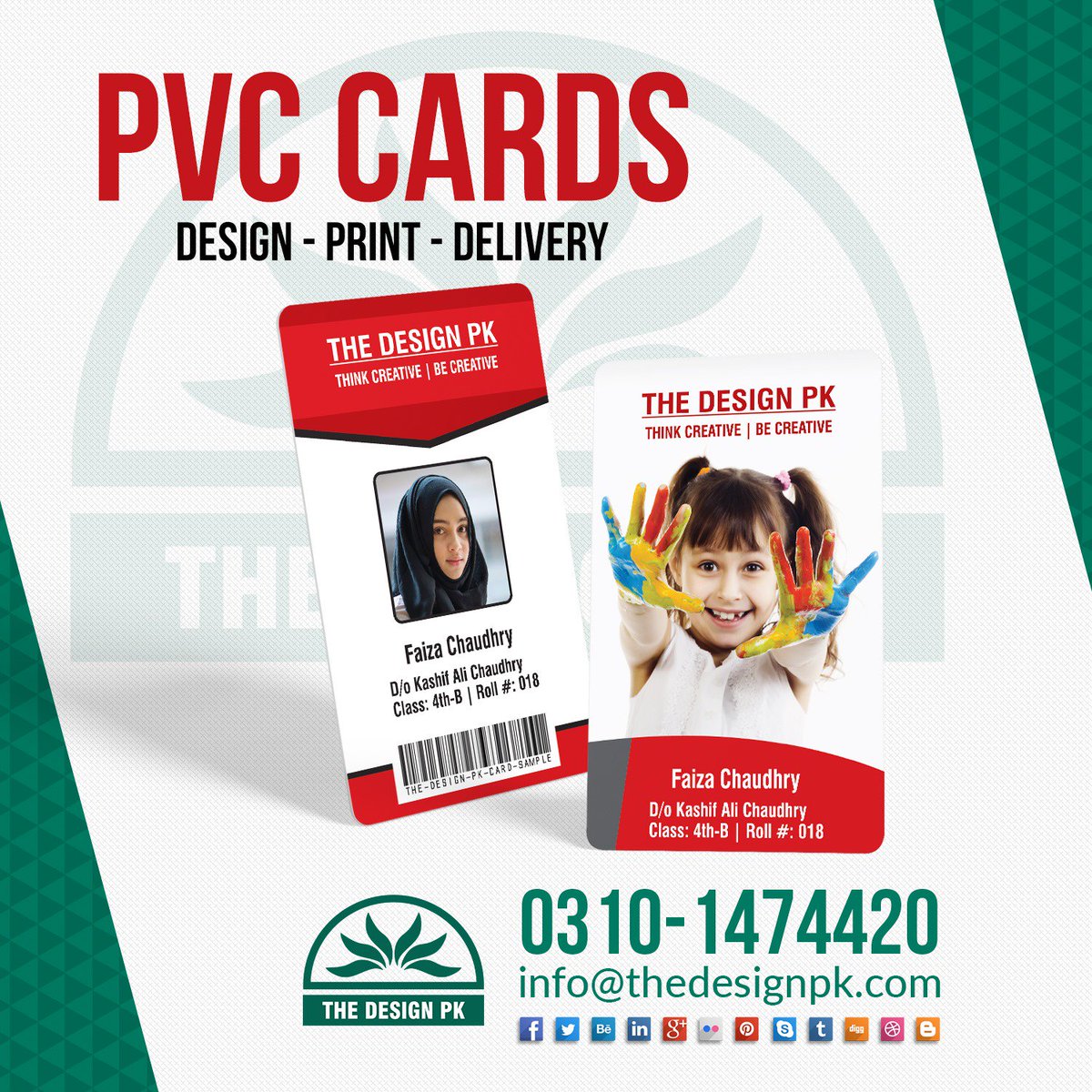TheDesignPK's tweet photo. PVC Standard and Premium Cards printing for whole world. 
Free Home Delivery for Pakistan Only.
Thickness: CR80 15mil - 30mil
Dimensions: 3.375" x 2.125" (85.6mm x 54mm)
https://t.co/Dm8GicJ5Bf https://t.co/ehviw7VX8n