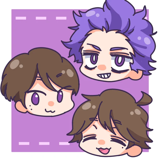 推し紫すぎ 