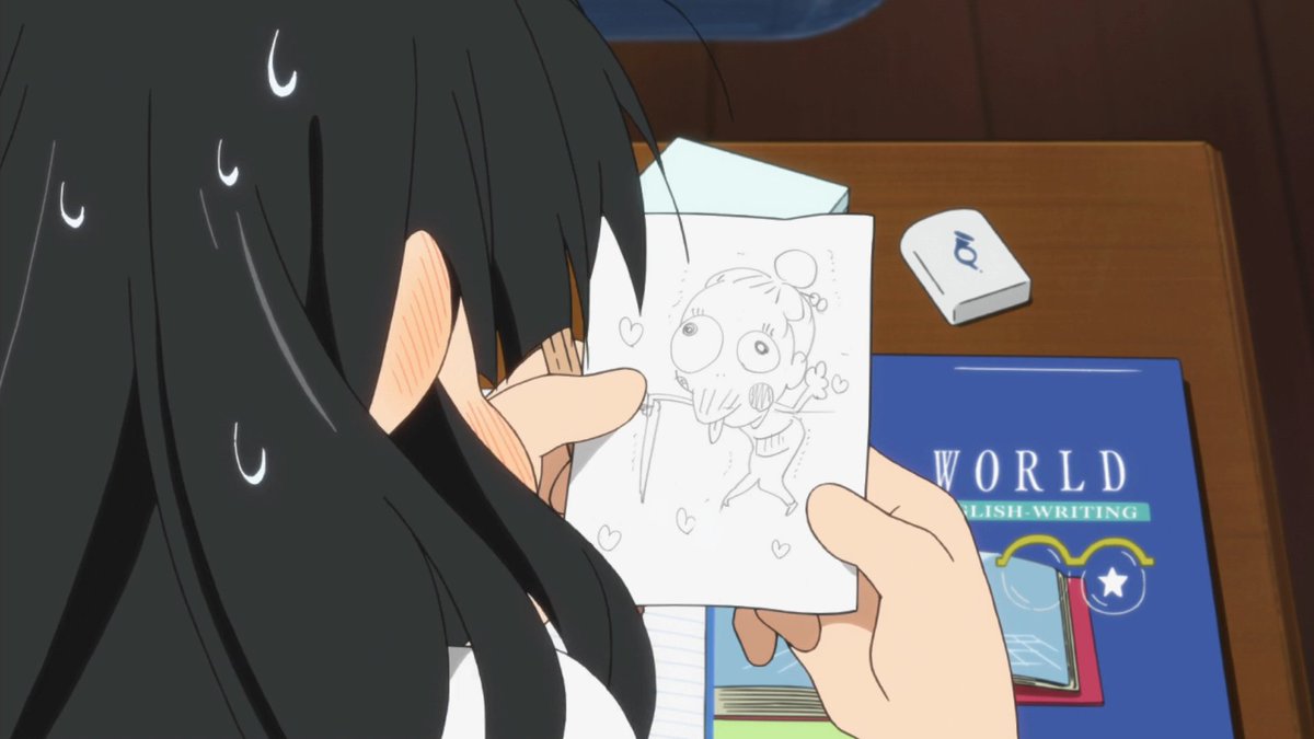 kookylaine's tweet photo. OH MY GOD DID RITSU ACTUALLY PARODY THE MOCKING SPONGEBOB #KOn #keion https://t.co/Fk77khvewt