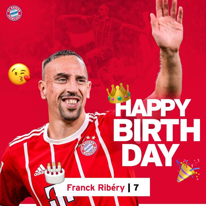 Happy birthday Franck ribery \the Jewel of France\      