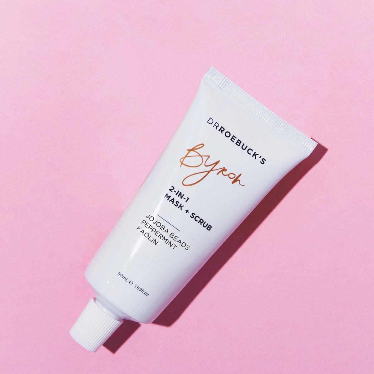 Formerly Known as Polish, Byron is our 2-in-1 cleansing mask + exfoliator filled with biodegradable eco beads to target clogged pores, gently remove dead skin cells, and lift away impurities. Not to mention it smells like fresh grapefruit. Happy skin coming soon.
