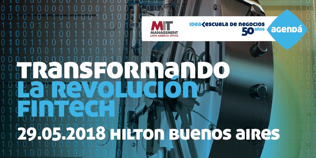 El 29 de Mayo se realizará en Buenos Aires la MIT LatAm Fintech Conference...no se pierdan la oportunidad de inscribirse hoy mismo aprovechando un 40% de descuento! mitfintechlatam.com
#Fintech #Bitcoin #Cryptocurrency #DigitalBanking #MobileBanking #Blockchain #MITSloanLATAM