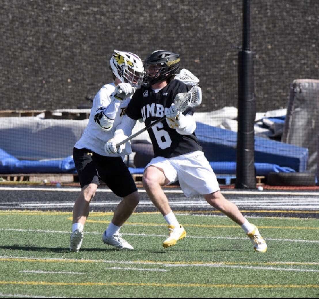 Congrats to Ben Keller (2g’s) and the <a href="/UMBC_MLax/">UMBC Men's Lacrosse</a> squad on taking down Albany, the number 1 team in the nation. #HWPO