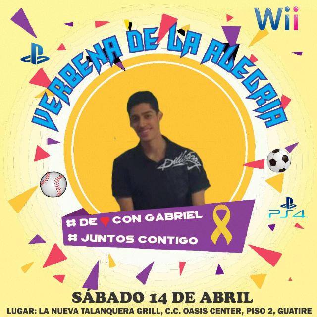Te invito este 14 de Abril a compartir y participar en familia todos unidos por #GabrielDavid, podremos lograrlo <a href="/MilaKpote/">MilaKpote</a> <a href="/LaLauraGuevara/">Laura Guevara</a>
