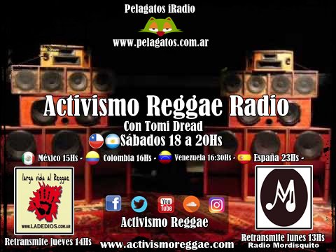ActivismoReggae's tweet photo. MAÑANA EN VIVO #EdrianM + Set Reggae Selekta por #TomiDread y nota especial con @Fyahbwoy por @PelaGatosOk. #Positiv https://t.co/SZPyEr5YsR