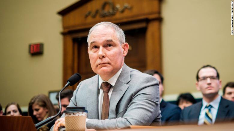 CNN's tweet photo. Scott Pruitt's nightmare week | Analysis by @CillizzaCNN https://t.co/0ZgSKjyrUE https://t.co/omCGIeO7w1