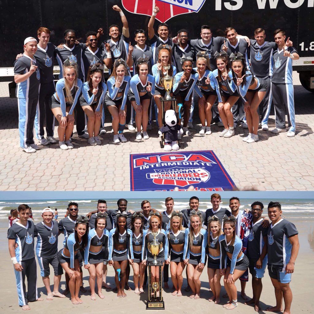 Tritonscheer's tweet photo. 2018 NCA Intermediate Junior College National Champions #ICcheer #LargeCoed #PTTLF https://t.co/L10MpL7oZF