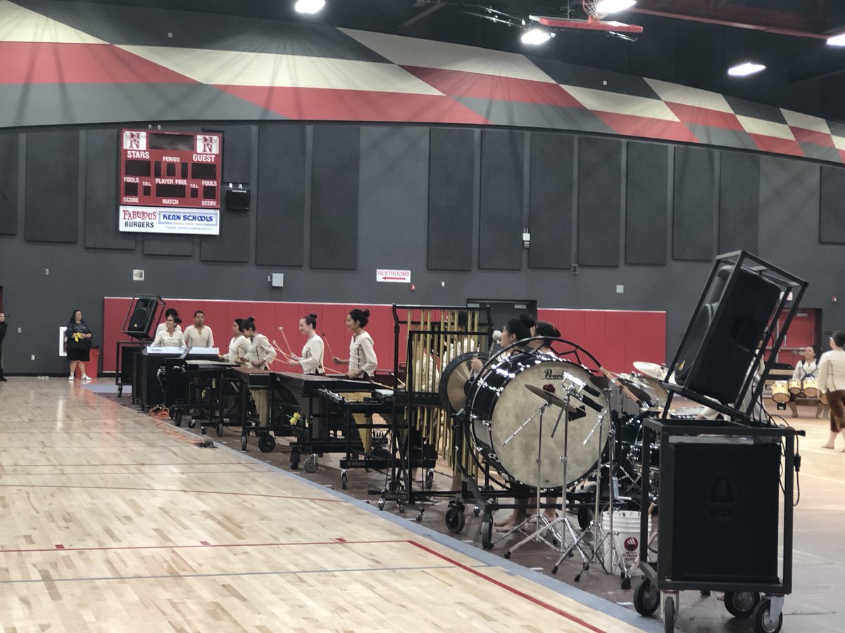 Beardsley JH Front Ensemble performing at the NHS Indoor Extravaganza