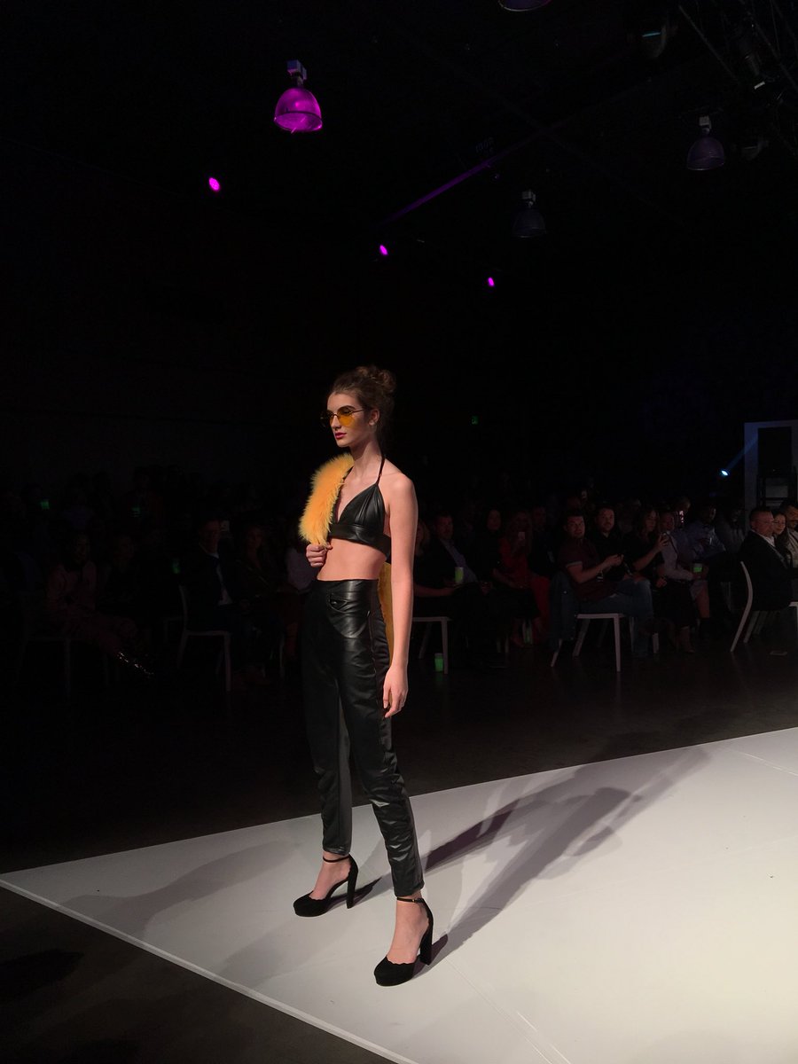 NashFashWeek's tweet photo. @ArielIncDesigns kicking night three off! 💛✨#whynfw https://t.co/aWk4Trhek5