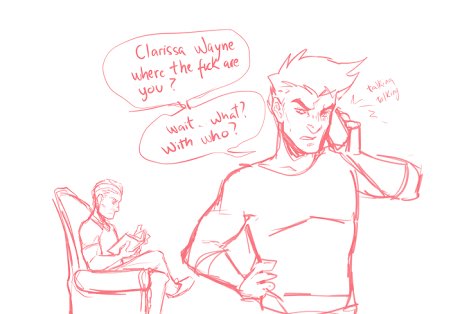 ithewitchie's tweet image. —Todo típico así cuando ella no llega a la casa y está con alguien.

@FifthRxbin.