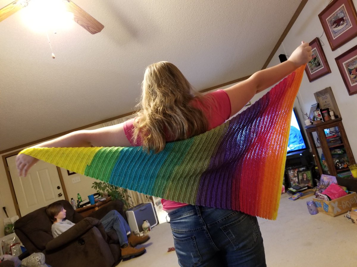 DarcyJohnson1's tweet photo. Have a big monthly medication bill to cover now. I will start with this amazing rainbow shawl! $60, free shipping in U.S.
#insuranceisworthless #crochet #handmade #formykid #momsgottado #mom #smallbusiness #madeiniowa #iowabusiness https://t.co/2kIKcYmDPI