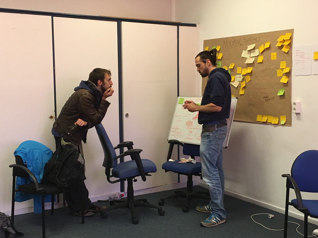 mettafuturist's tweet photo. Images from Synergy Hub 1.0 in Rotterdam Experiment of 2016/17 -- Here's @lucksus and @larkychris downloading #H4OME to be built on #holochain
https://t.co/xzBLHcweJc https://t.co/orcgMal1Pd