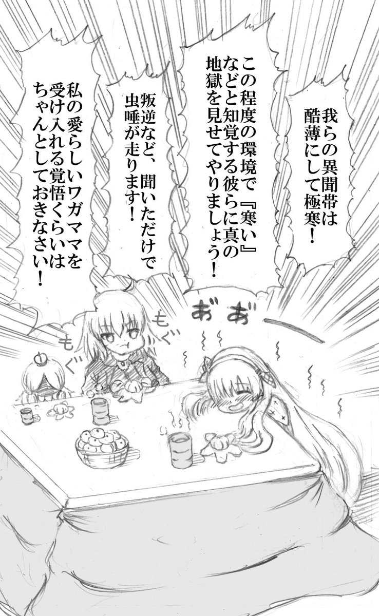 アナスタシアちゃん、こたつかわいい #FGO 