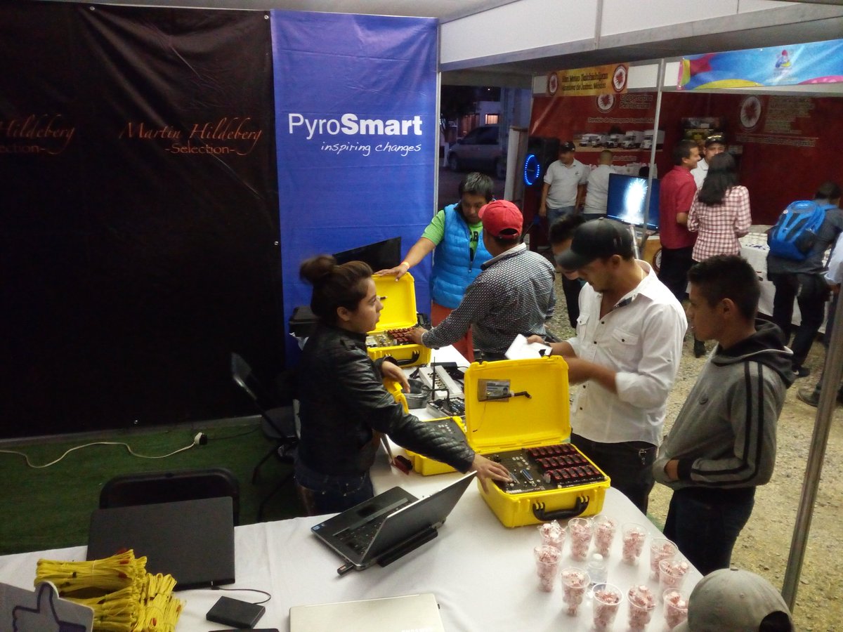 PyroWorldMX's tweet photo. Visita Expo Pirotecnia #Indaparapeo y conoce lo mejor en equipo para tus eventos. #PyroSmart #Cobra #PyroWorld https://t.co/LULv22LfnT