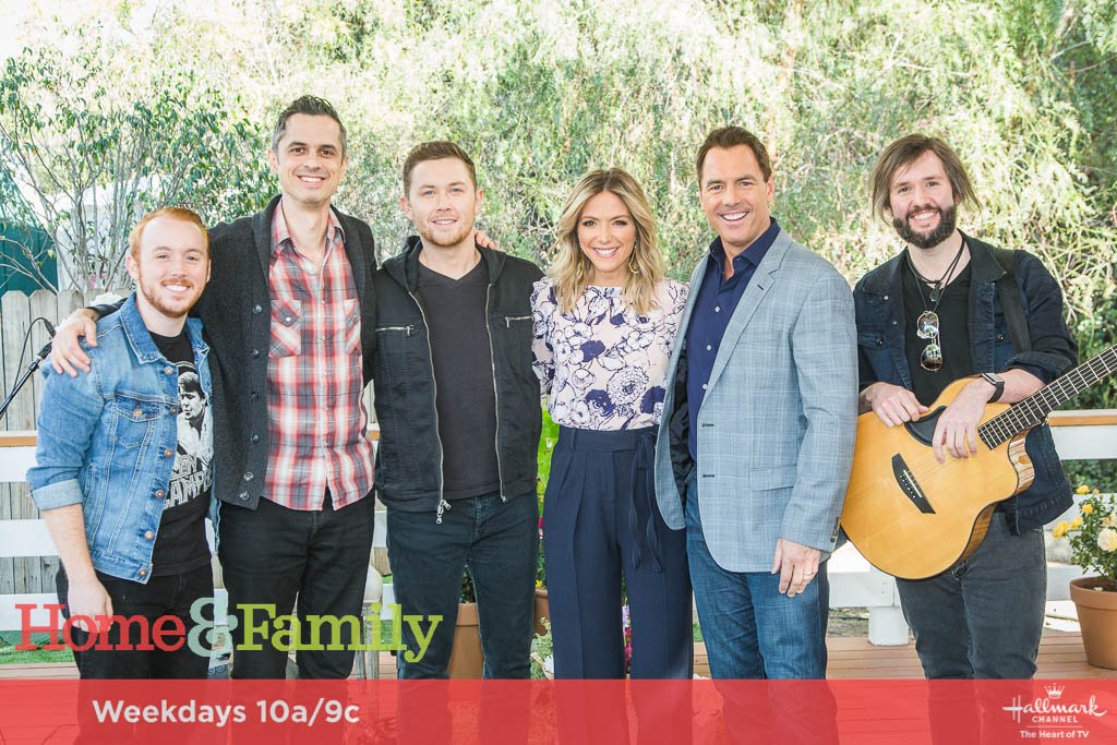 ScottyMcCreery's tweet photo. Here's a photo from my upcoming performance on @HomeandFamilyTV on the @hallmarkchannel this Monday (April 9) at 10:00 AM/Eastern (9:00 AM/Central). Be sure and tune in! https://t.co/HNfOdft5eq