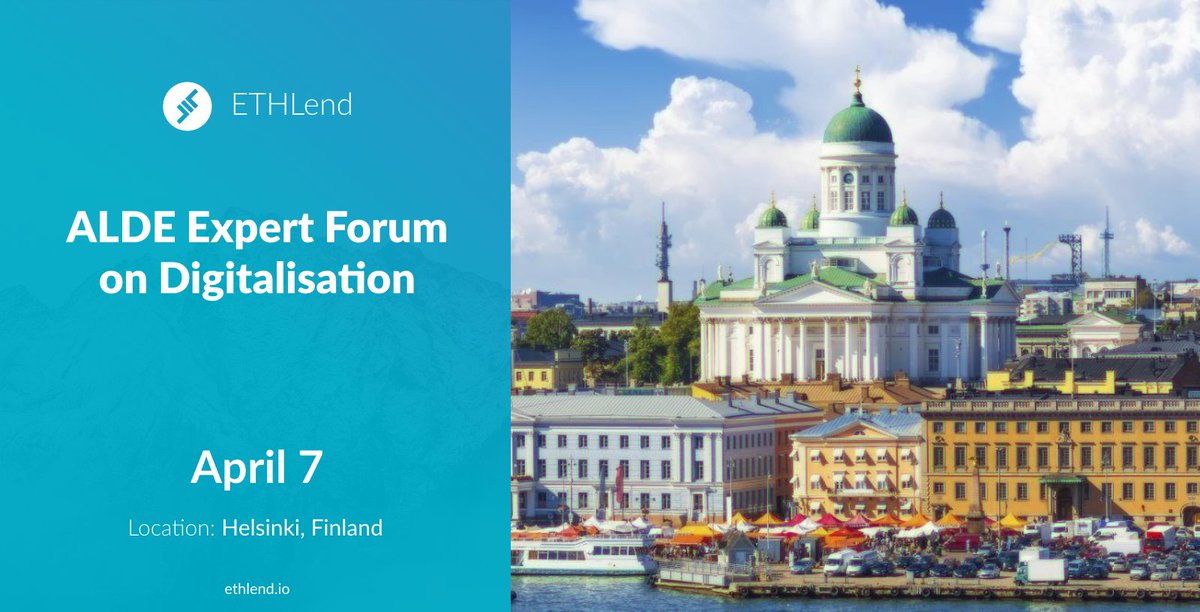 aave's tweet photo. ETHLend joins the panel discussion at the Expert Forum on Digitization to analyze the legal and economic challenges preventing the development of innovations within the EU: https://t.co/hgId1WLZKG https://t.co/TUHssYHPiJ