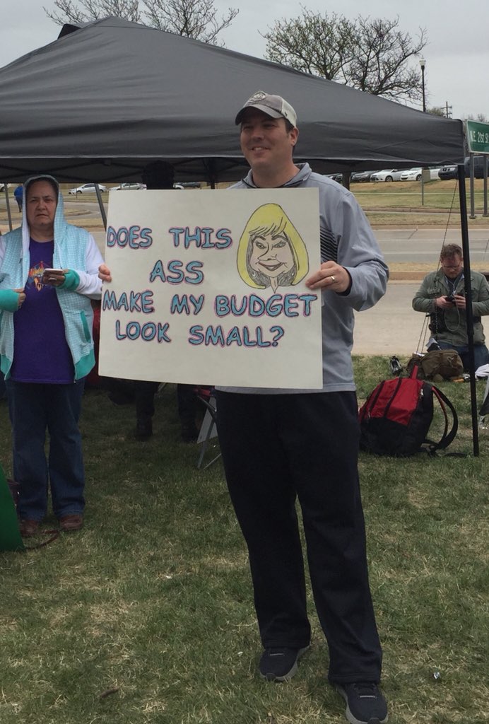 buckaloosa's tweet photo. #oklahomateacherwalkout https://t.co/dQ2RwmWTbi