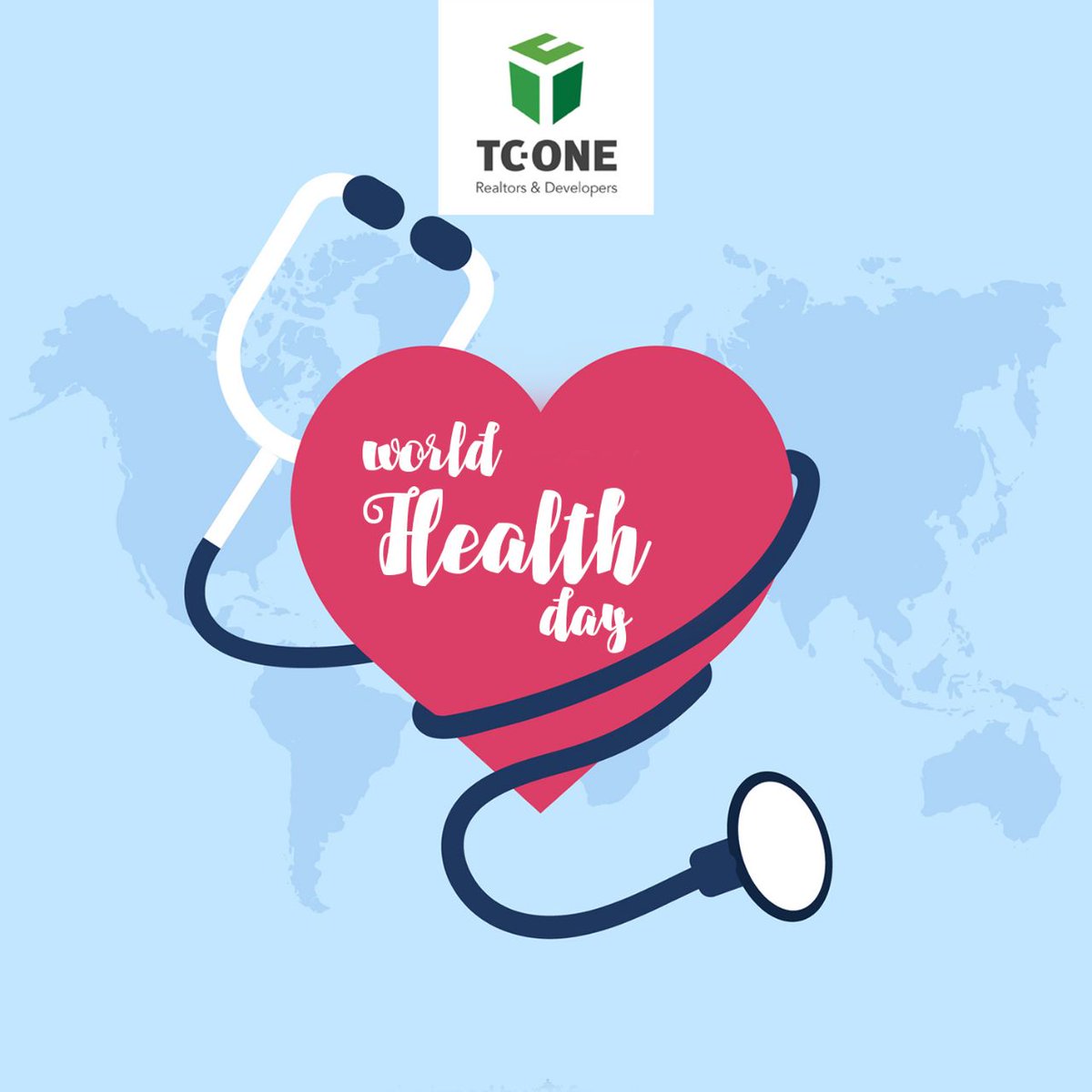 TCOneGroup's tweet photo. World health day. Health is wealth. https://t.co/UoVJ2RIh06